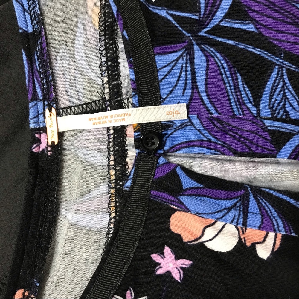 Free People Floral Keepin’ On Top Dolman Sleeve - Picture 5 of 16